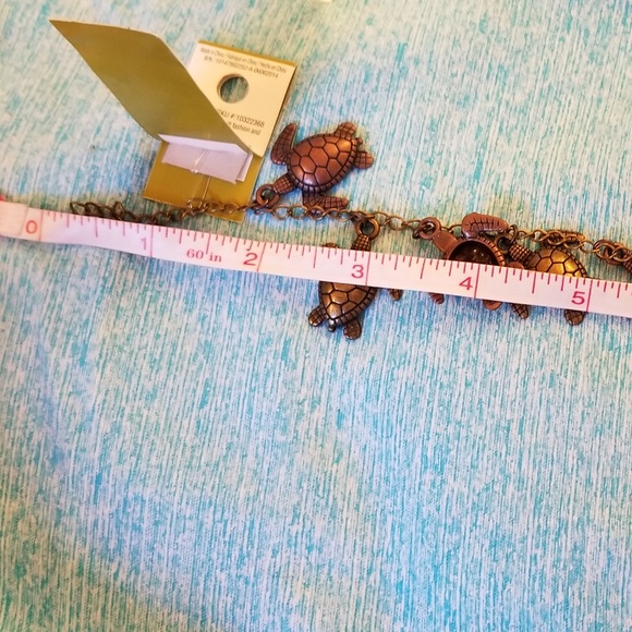 NWT Turtle Charms Copper Atq Gold Plated 8Pc - Picture 7 of 8